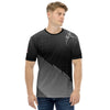 Tagaloa Tattoo Grey Polynesian Jersey Tee with golden tattoo motif on the shoulder and back