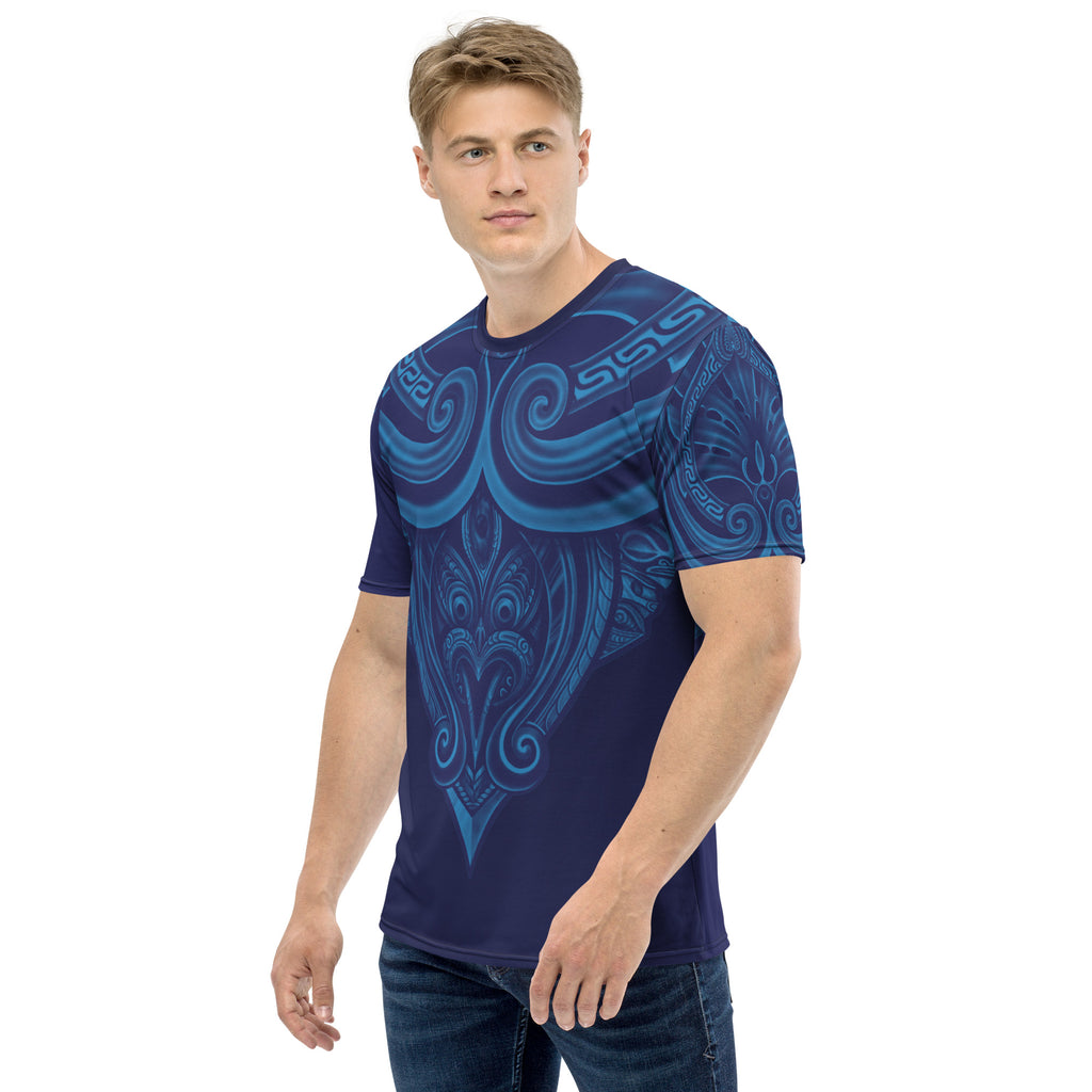 Pacific Islander Inspired Blue T-Shirt