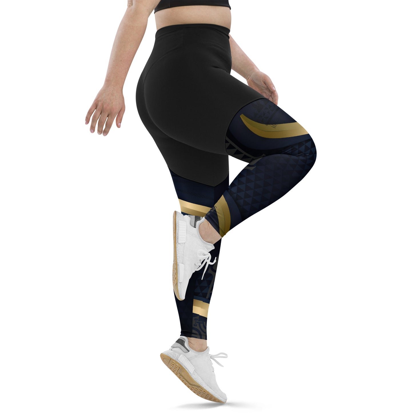 Polynesian-Inspired Sports Leggings