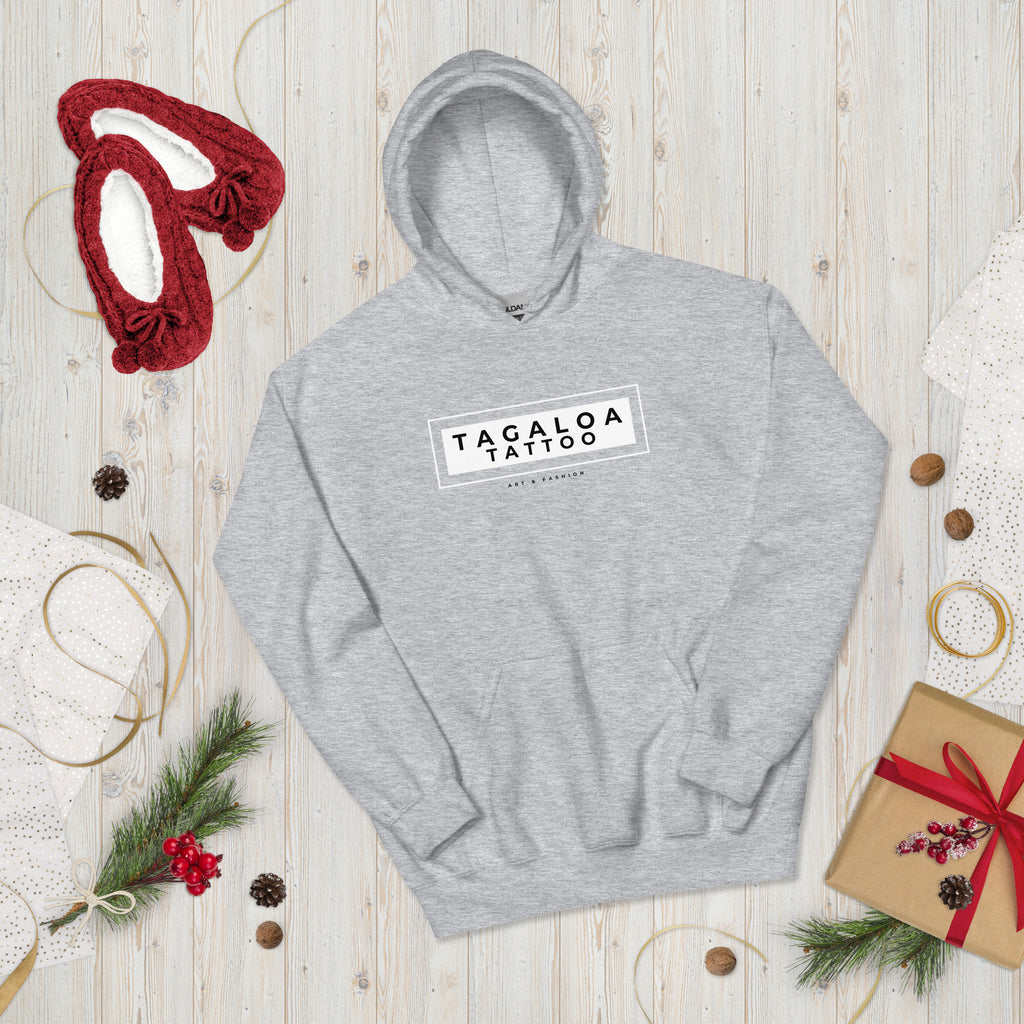 Black White Tagaloa Tattoo Hoodie