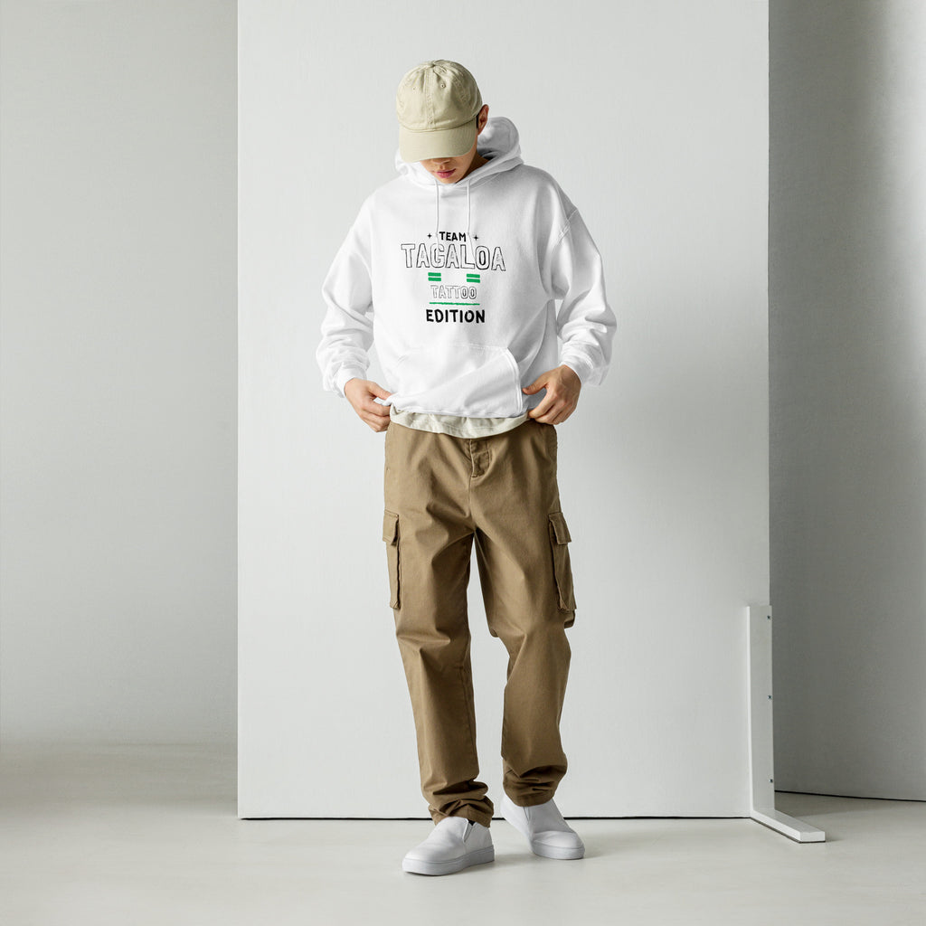 Team Tagaloa Tattoo Edition White Hoodie
