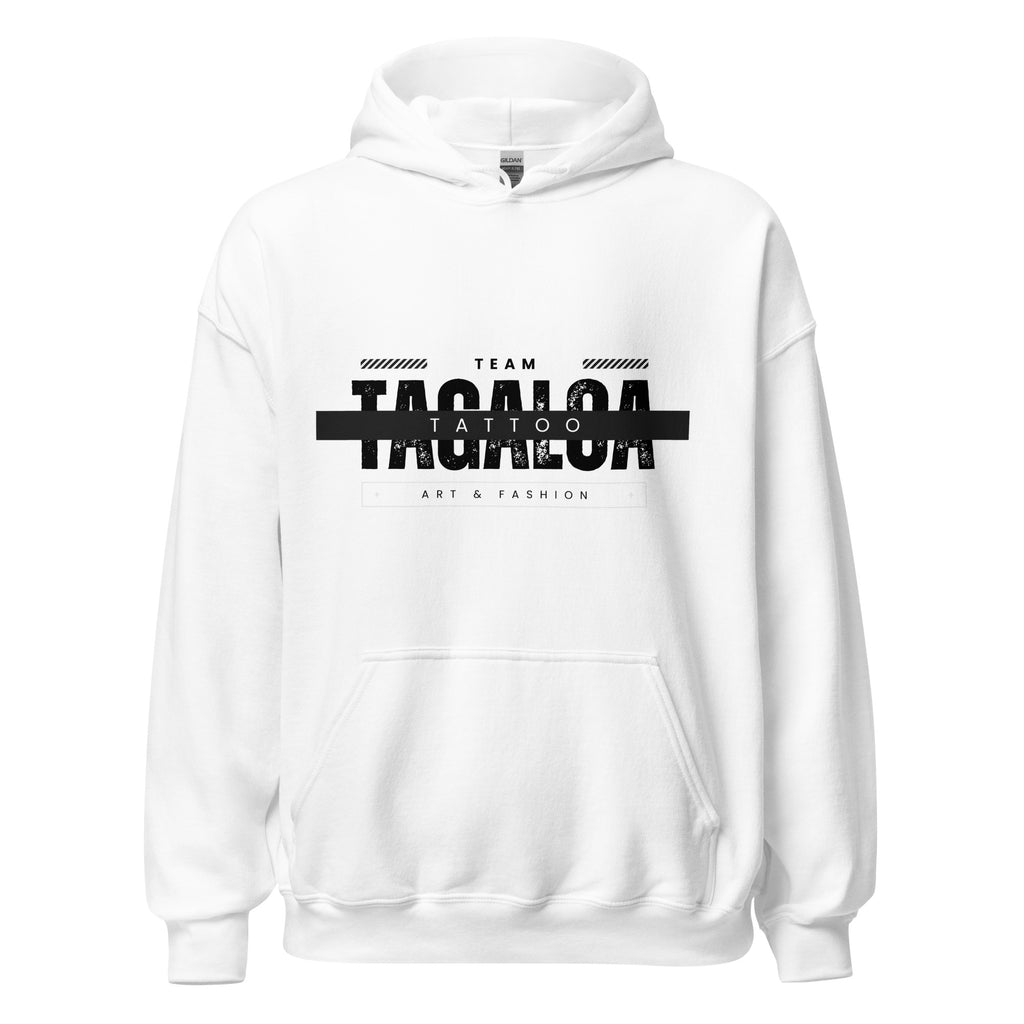 Unleash Your Style with Tagaloa Tattoo white Hoodie