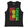 Tagaloa Tattoo Tank Top in Green, Yellow, and Red