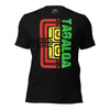 Black Unisex T-Shirt: Vibrant Colors