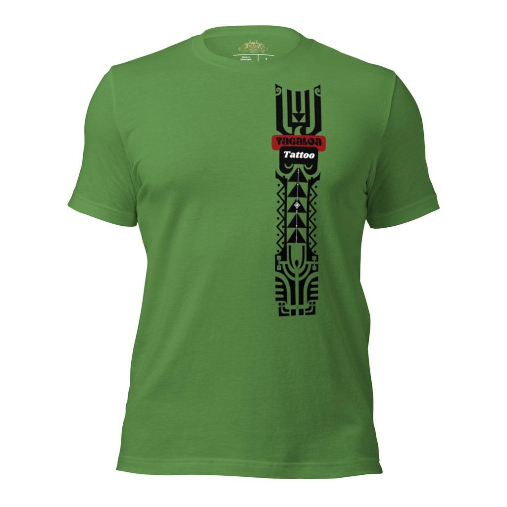 Pacific Tattoo-Inspired Green Tee