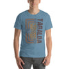 Blue Unisex T-Shirt: Vintage Brown